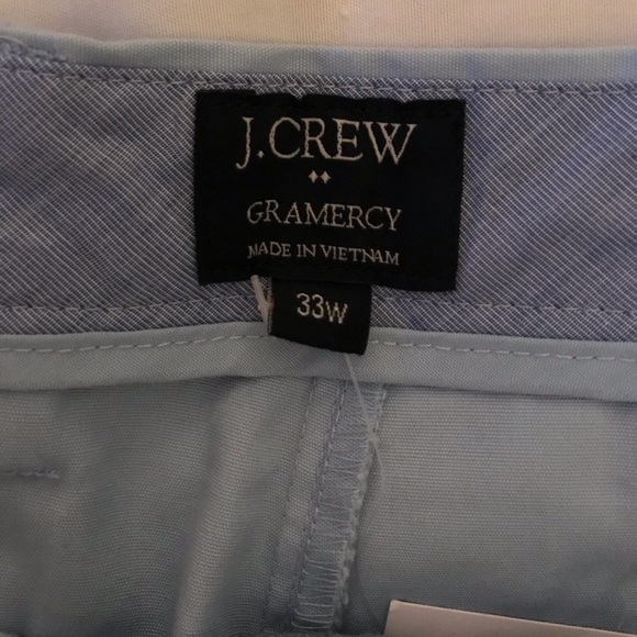 JCrew 9" Gramercy khaki short Pale Blue Size 33 - Picture 4 of 6